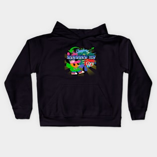 Hip Hop Inspired Blessed Up Christian Art Kids Hoodie